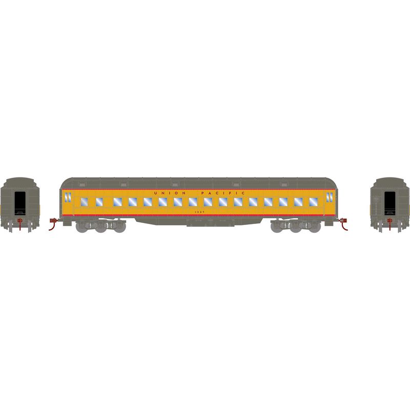 HO Heavyweight Clerestory Coach, UP #1227
