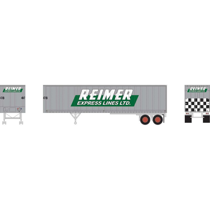 N 40' Fruehauf Trailer, Reimer Express Lines #4478