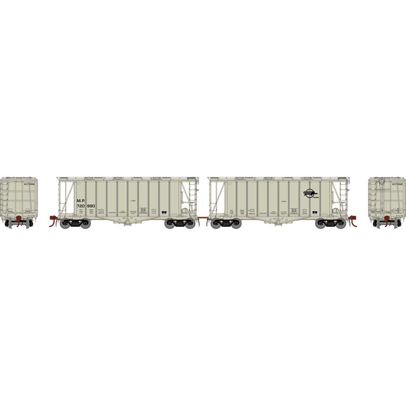 HO GATC 2600 Airslide Hopper, MP / Drawbar#720990(2)