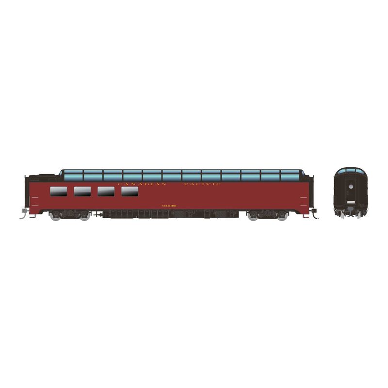 HO SP Dome-Lounge with Flat Sides, Canadian Pacific #3605 "Selkirk"