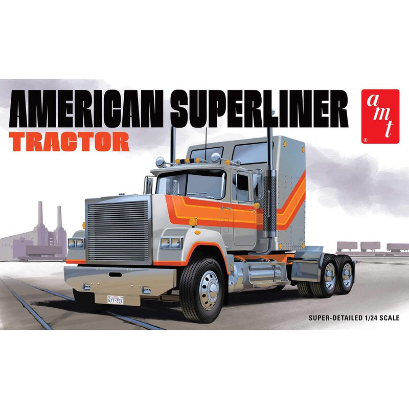 1/24 American Superliner Semi Tractor Model Kit