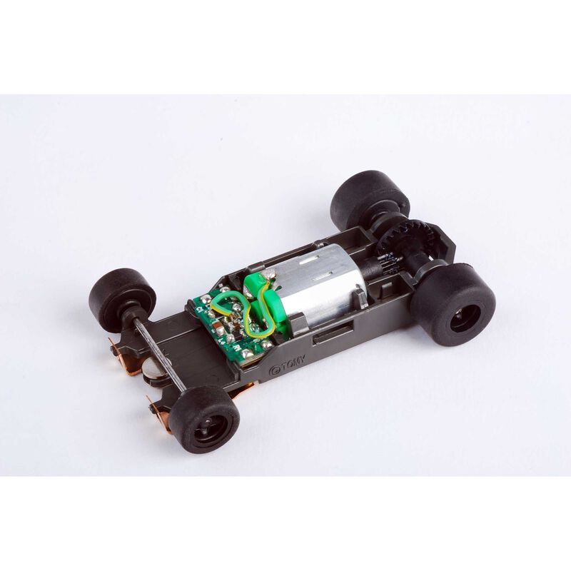 HO Mega G+ Short Wheel Base Rolling Chassis (1.5") Slot Car