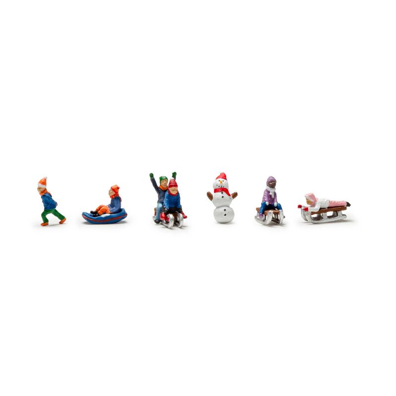 HO Children Sledding