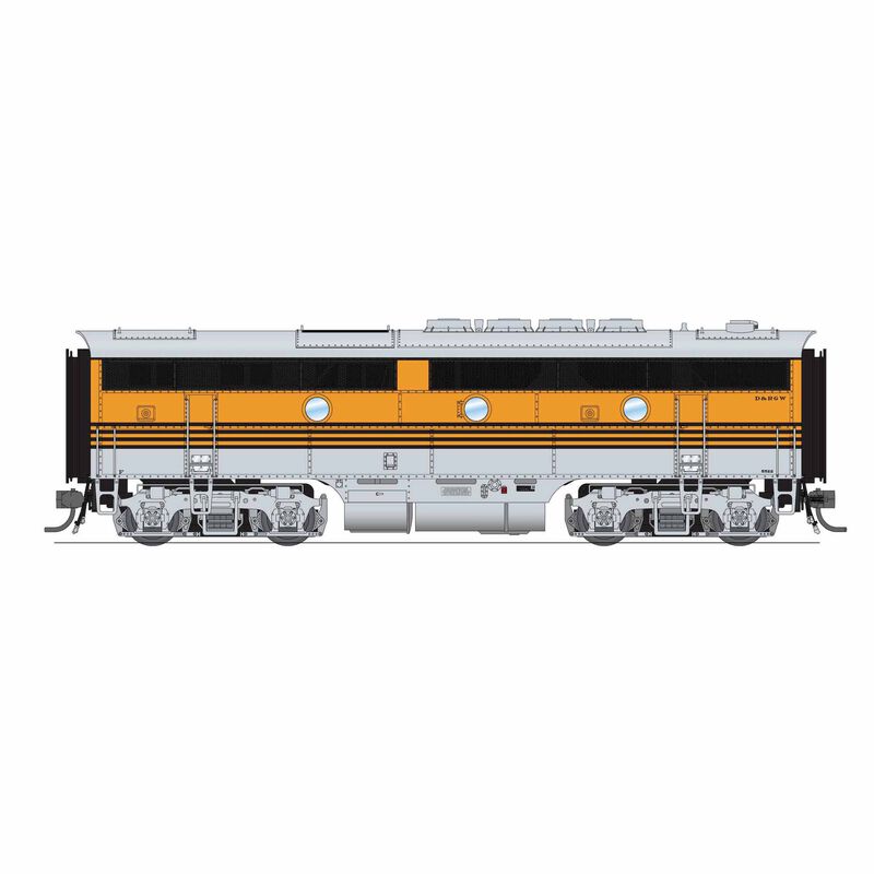 HO EMD F3B Prospector Scheme No-Sound / DCC-Ready , DRGW 5523