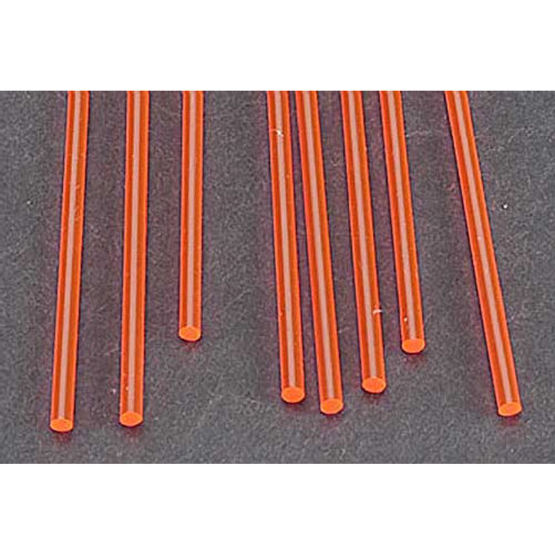 FARR-3H Fluor Red Rod,3/32" (8)