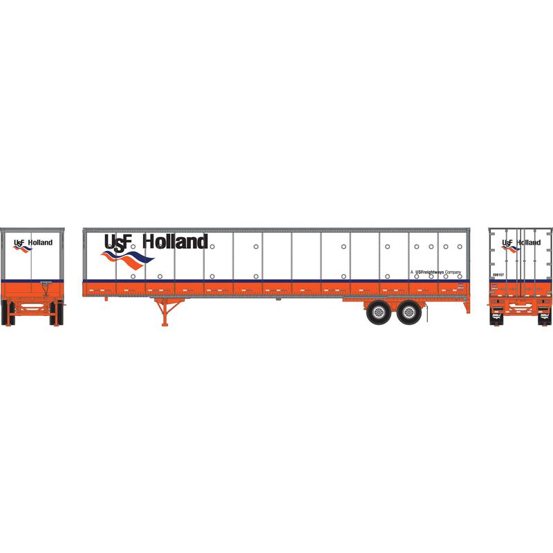HO 53' Wabash Duraplate Trailer, USF Holland #209157