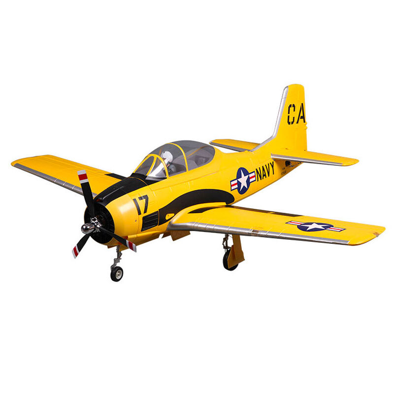 T-28D Trojan V4 Yellow PNP, 1400mm