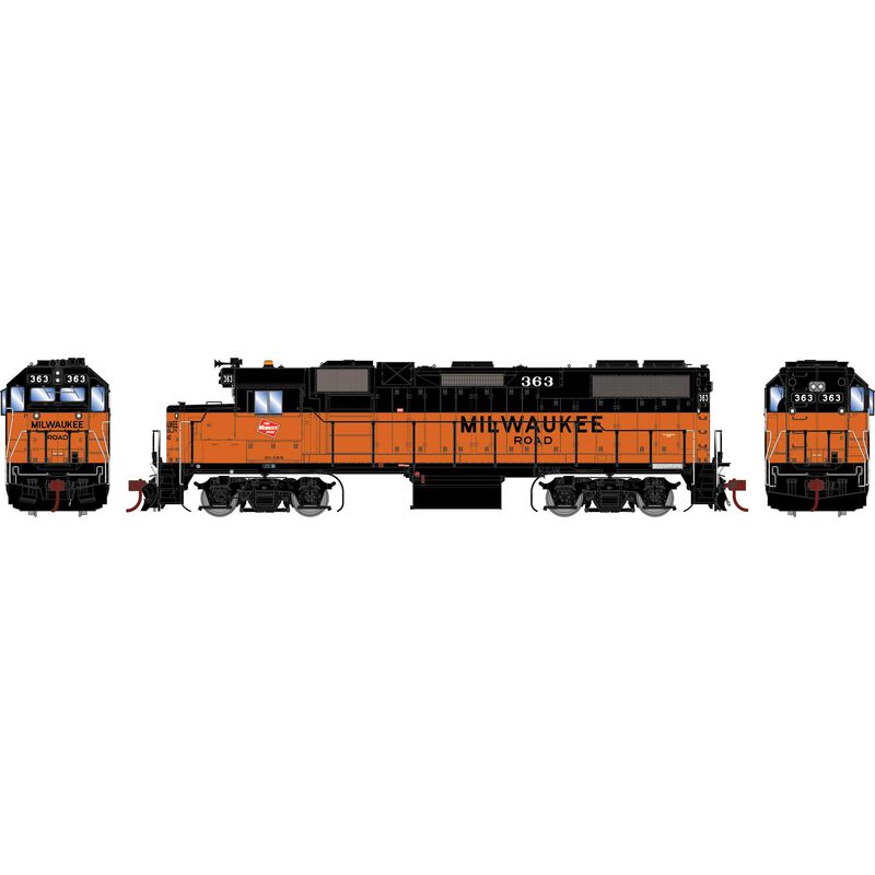HO GP38-2 Locomotive, MILW #363