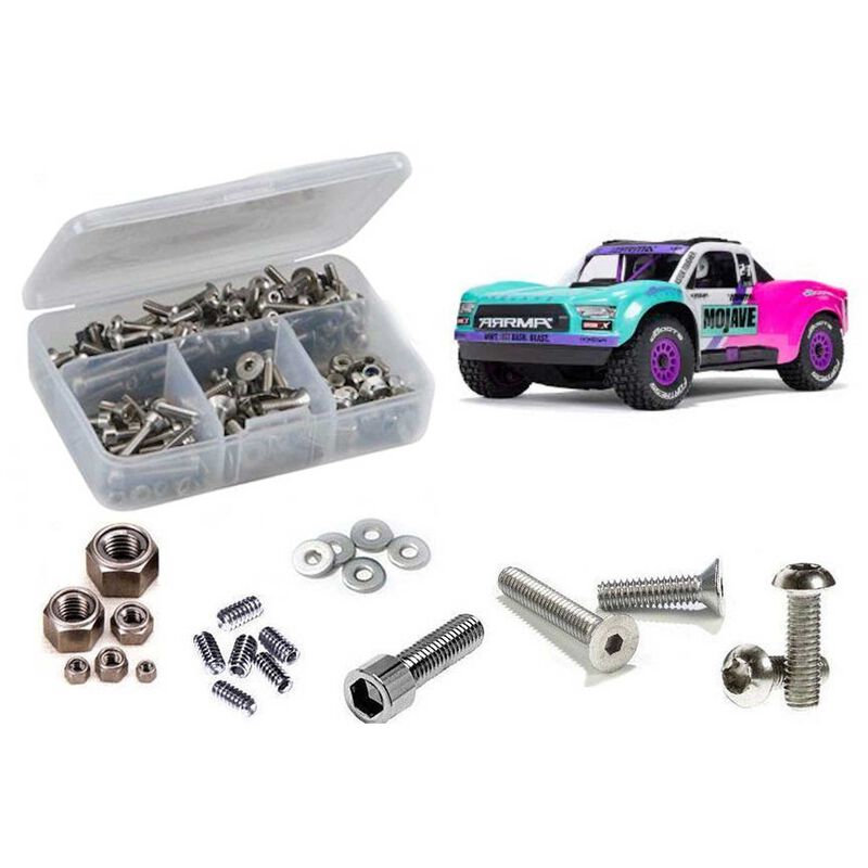 Stainless Steel Screw Kit, 1/16 ARRMA Mojave GROM 223S BLX