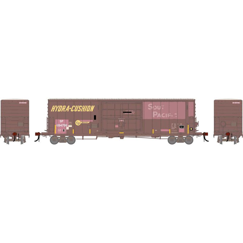 HO GEN 50' PC&F Box Car w/14' Plug Door, Primed For Grime SP #694796