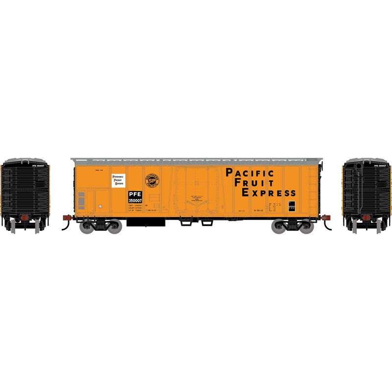 HO RND 50' Exterior Post Mechanical Reefer, PFE #350007