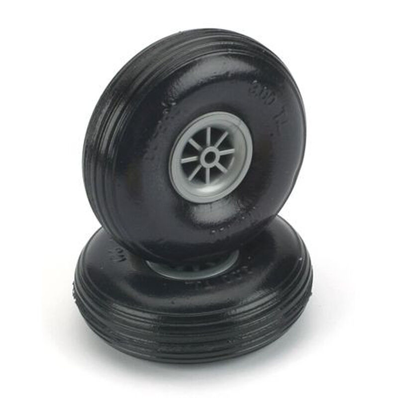 Treaded Lite Wheels, 3-1/4" (2)