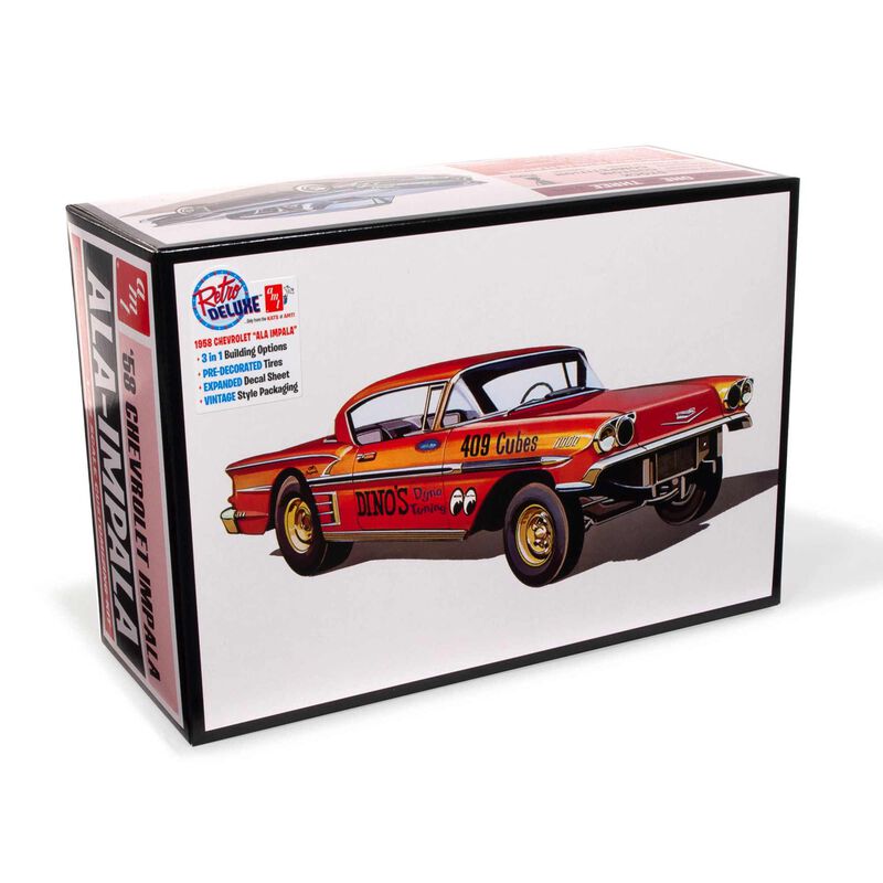 1/25 1958 Chevy Impala Hardtop "Ala Impala" Model Kit