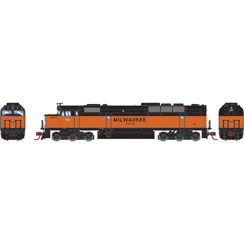 N FP45 Locomotive with DCC & Sound, MILW #4