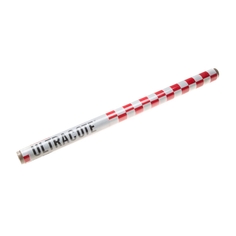 UltraCote, 1" White & Red Squares