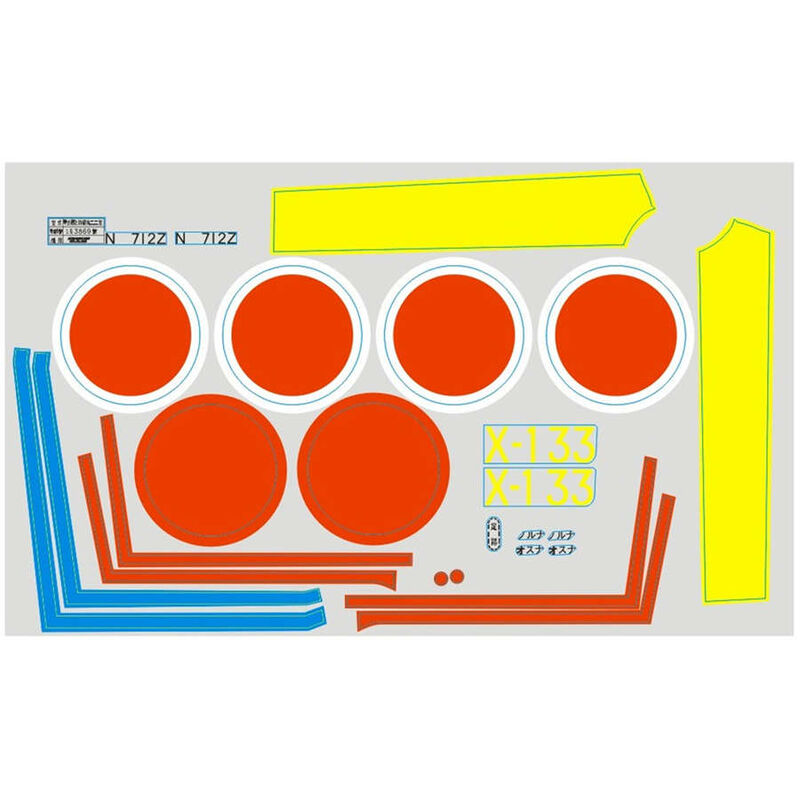 Decal Sheet: Zero 800mm