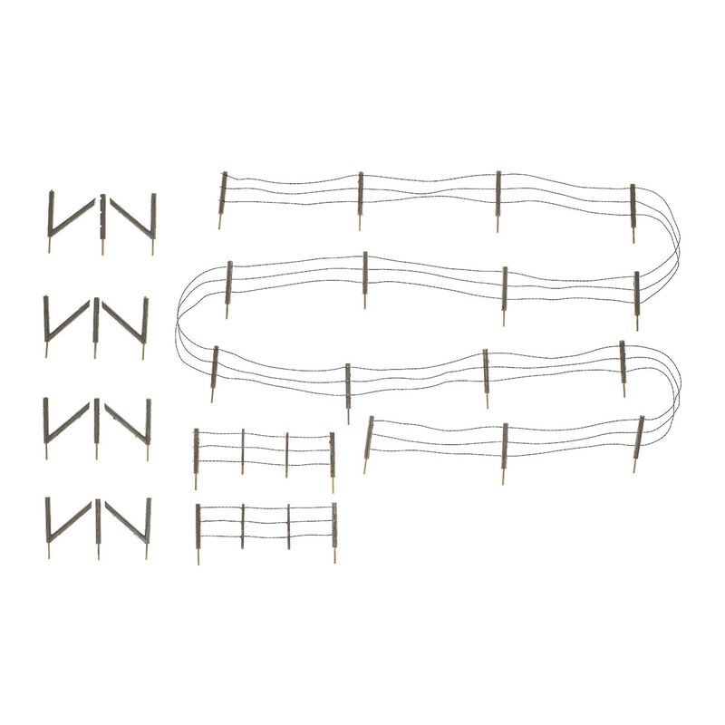 N Barbed Wire Fence