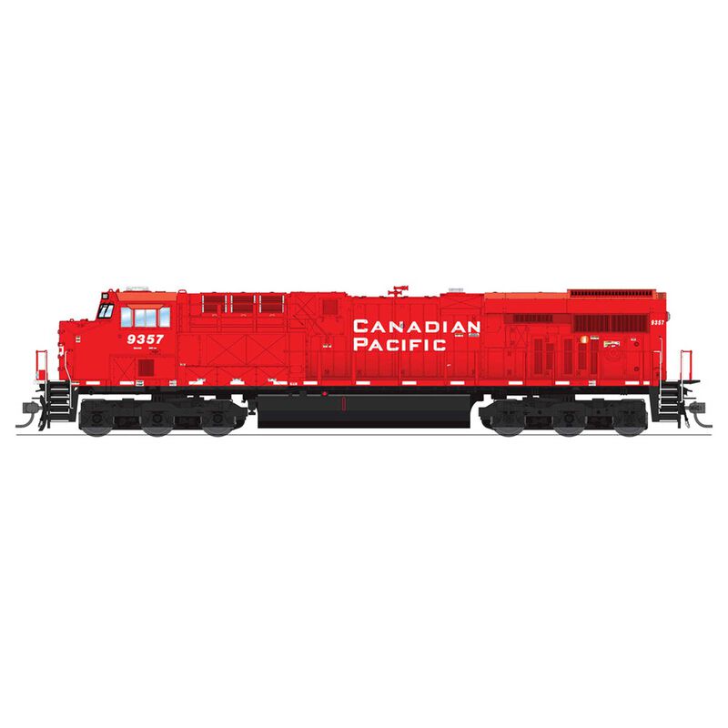 HO GE ES44AC Locomotive, CP #9368 Action Red
