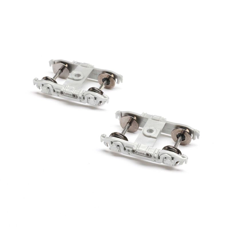 HO Truck, 4-Wheel Passenger/Silver 36" Metal (2)