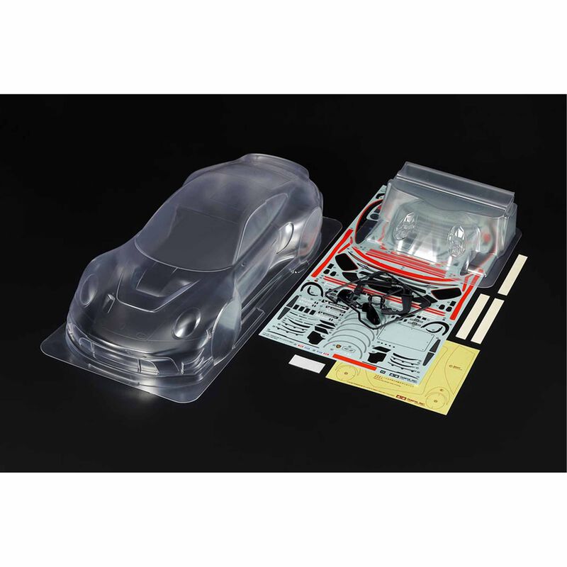 Scale Porsche 911 GT3 R Body Set, 1/10 Tamiya TT-02 Chassis