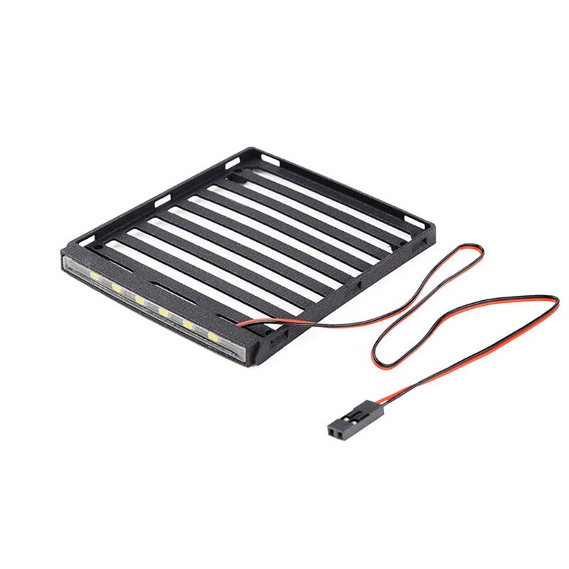 Flat Roof Rack with LED: SCX24 JT