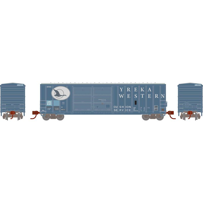 N 50' FMC DD Offset Box Car, Primed For Grime LVRC Ex-YW #4140