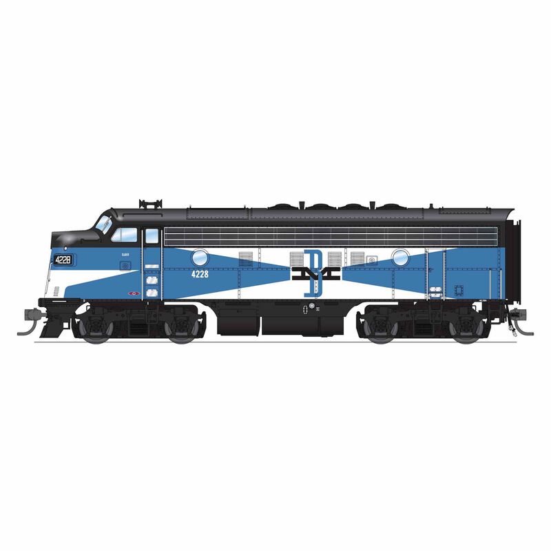 HO EMD F3A Blue McGinnis No-Sound / DCC-Ready , B&M 4228A