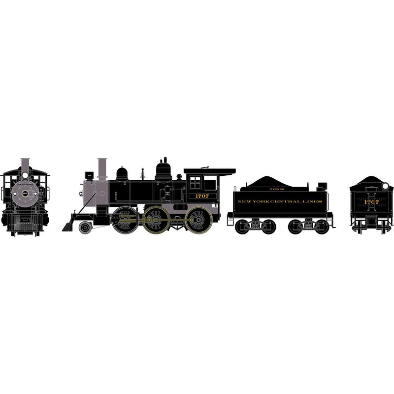 HO RTR Old Time 2-6-0 Mogul, NYC #1707