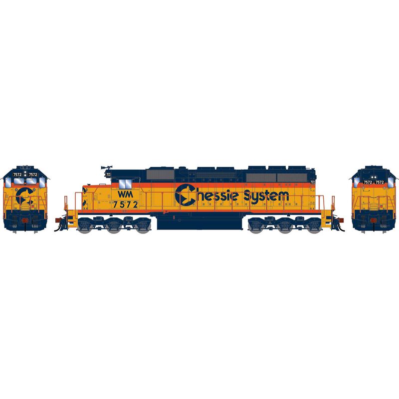 HO ATH SD40 Locomotive w/DCC & Sound, WM #7572
