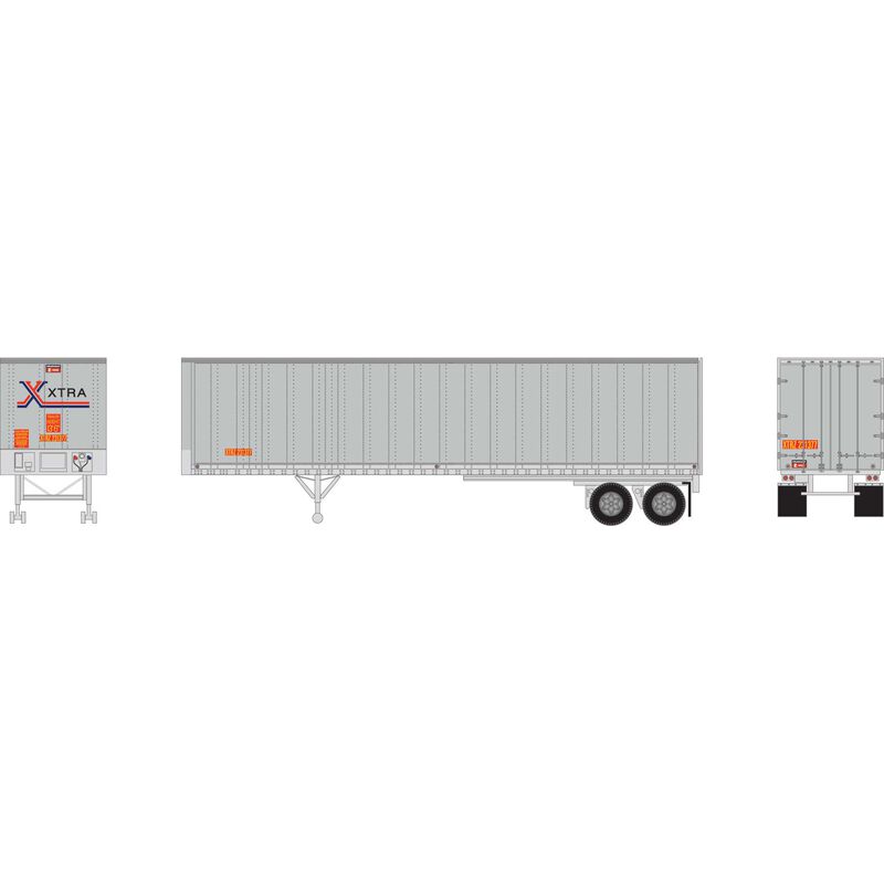 N 40' Fruehauf Trailer, XTRA XTRZ #231377
