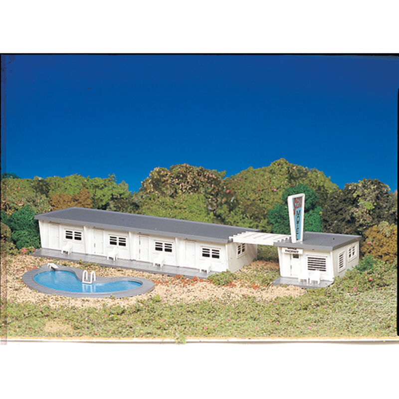 HO Snap KIT Motel with ool