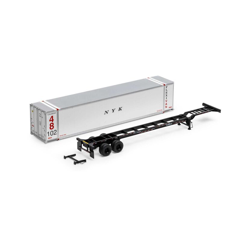 HO 48' Container with Chassis, ICSU / ENSZ