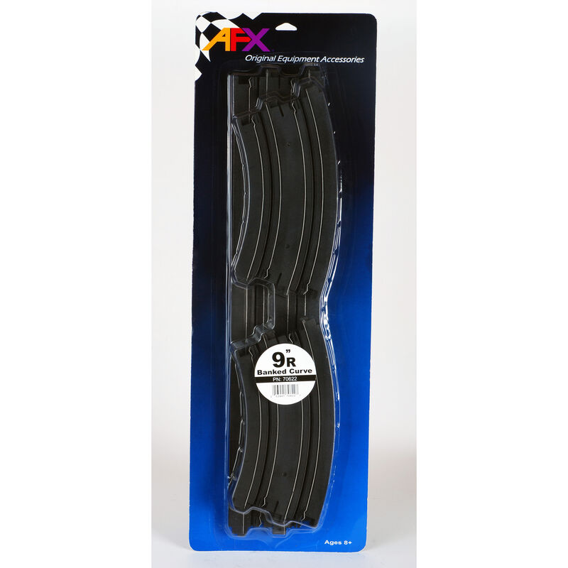 Track, Banked Curve 1/2R 9" Set