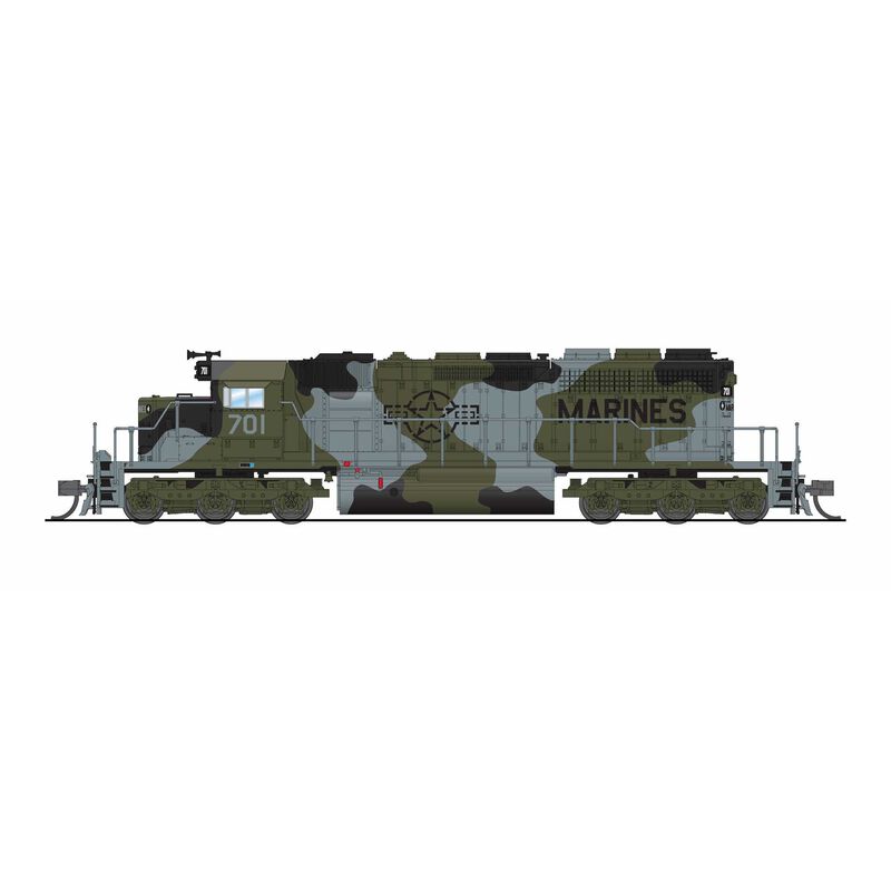 N, EMD SD40-2, USMC Fantasy Scheme, Paragon4 Sound/DC/DCC