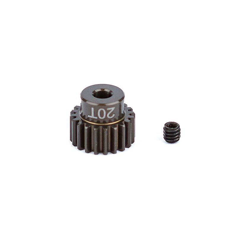 Factory Team Aluminum Pinion Gear, 20T, 48P, 1/8 Shaft