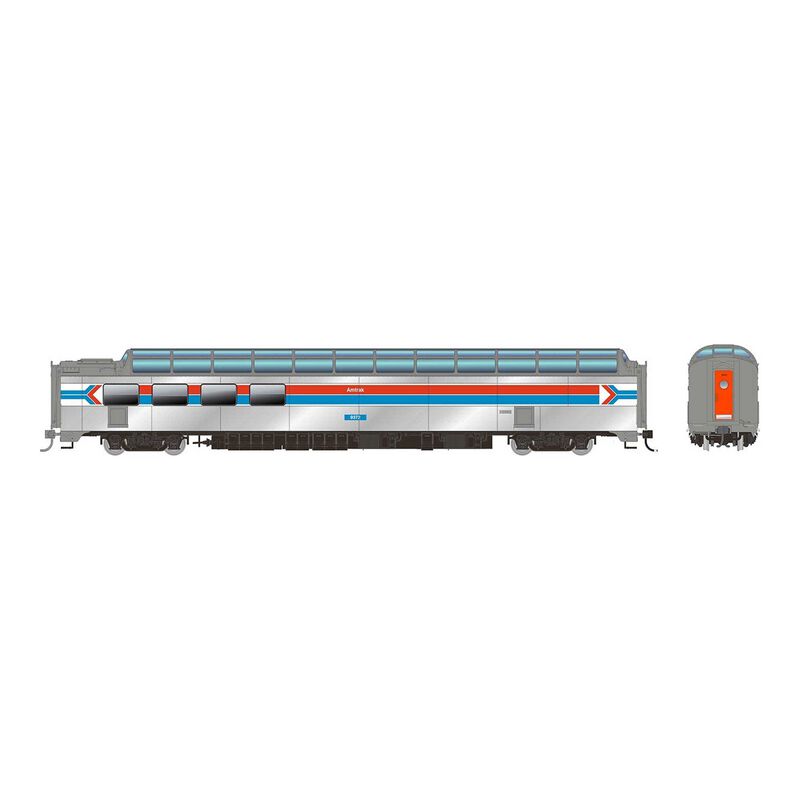 HO SP Dome-Lounge with Flat Sides, Amtrak Phase 1 #9371
