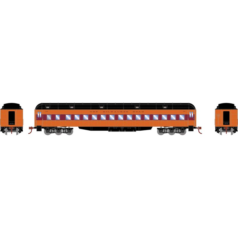 HO Heavyweight Clerestory Coach, MILW #3352