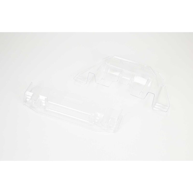 Clear Splitter And Diffuser, Trimmed: FELONY 6S BLX