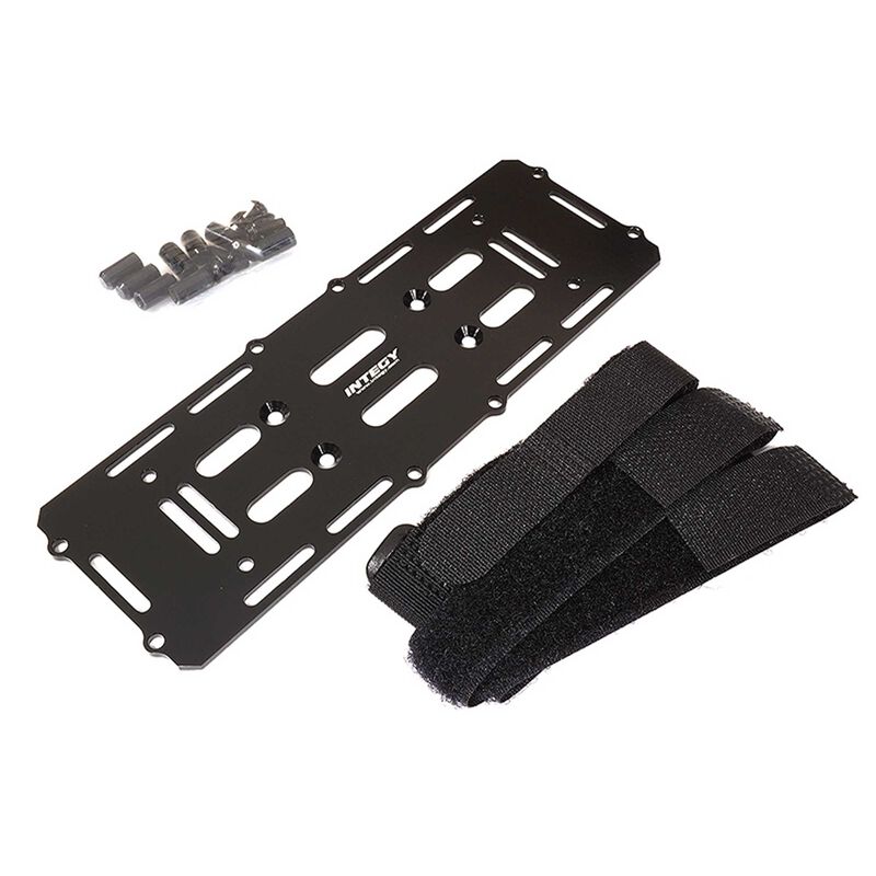 Battery Mounting Plate, Black: 1/10 Enduro Sendero