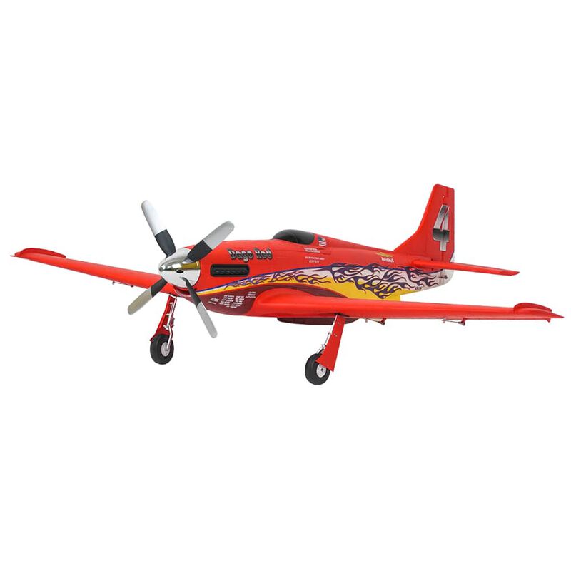 P-51D Mustang 1100mm PNP, Dago Red