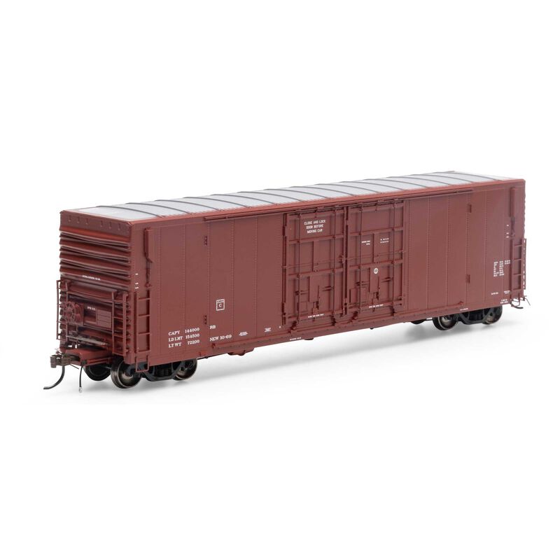 HO 50' PC&F Box / 8'8' Car, Data Only No #