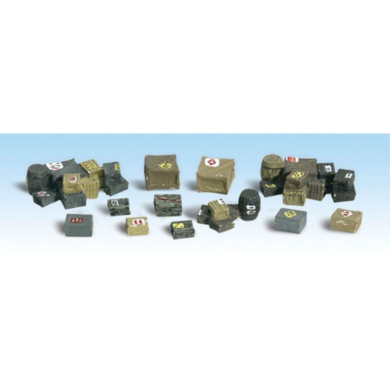 HO Assorted Crates
