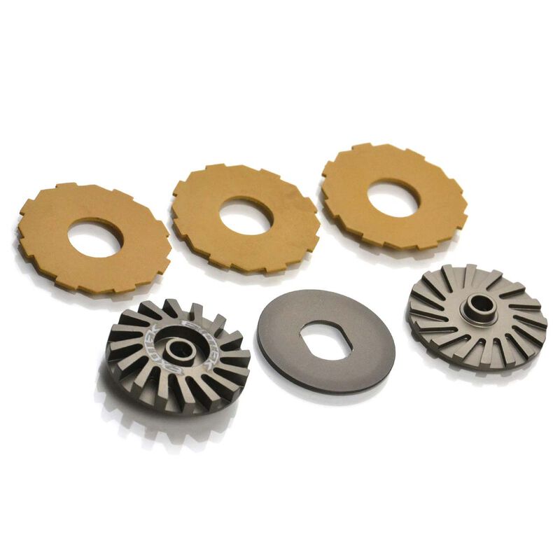 Mk3 Turbine RC Slipper Covers with 3 Pads: Team Associated DR10, TLR 22