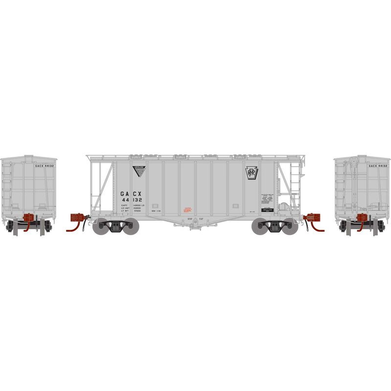 N GATC 2600 Airslide Hopper, PRR / GACX #44132