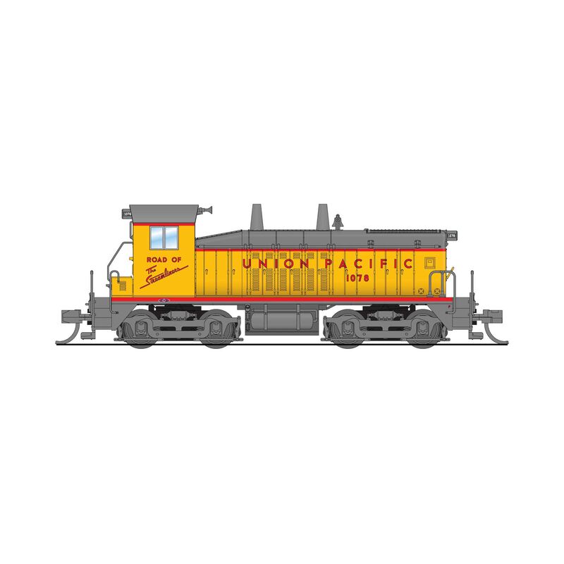 EMD NW2 Switcher, UP 1090, Road of the Streamliners w/ Gray Trucks, No-Sound / DCC-Ready, N