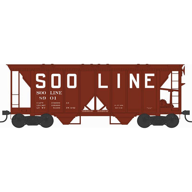 HO H34 Covered Hopper Soo Line #8926