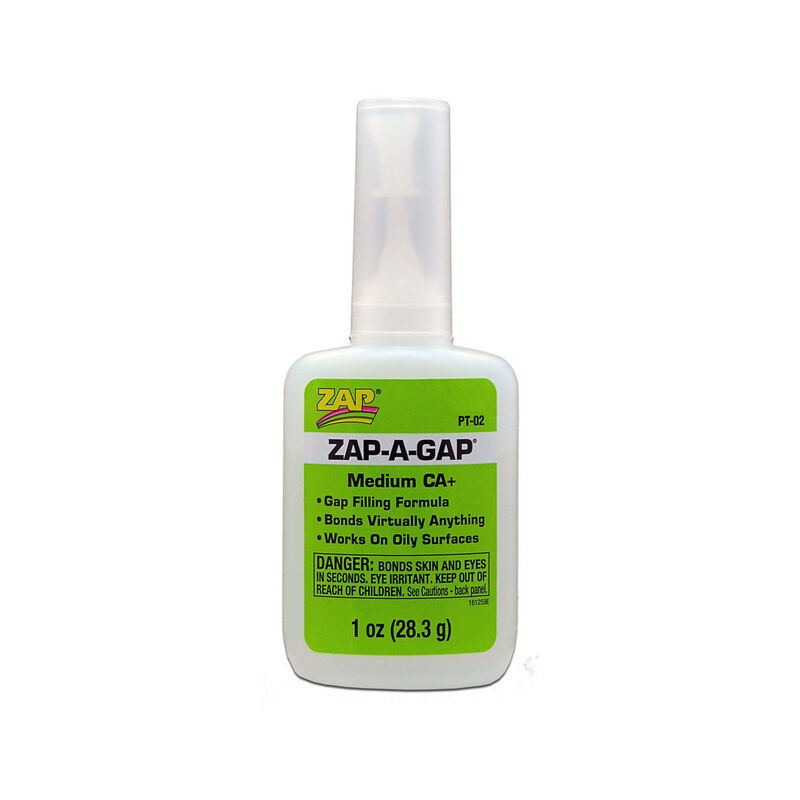 Zap-A-Gap Medium CA+ Glue, 1 oz