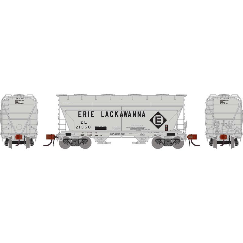 N  ACF 2970 Covered Hopper, EL with ACI Primed For Grime #21350
