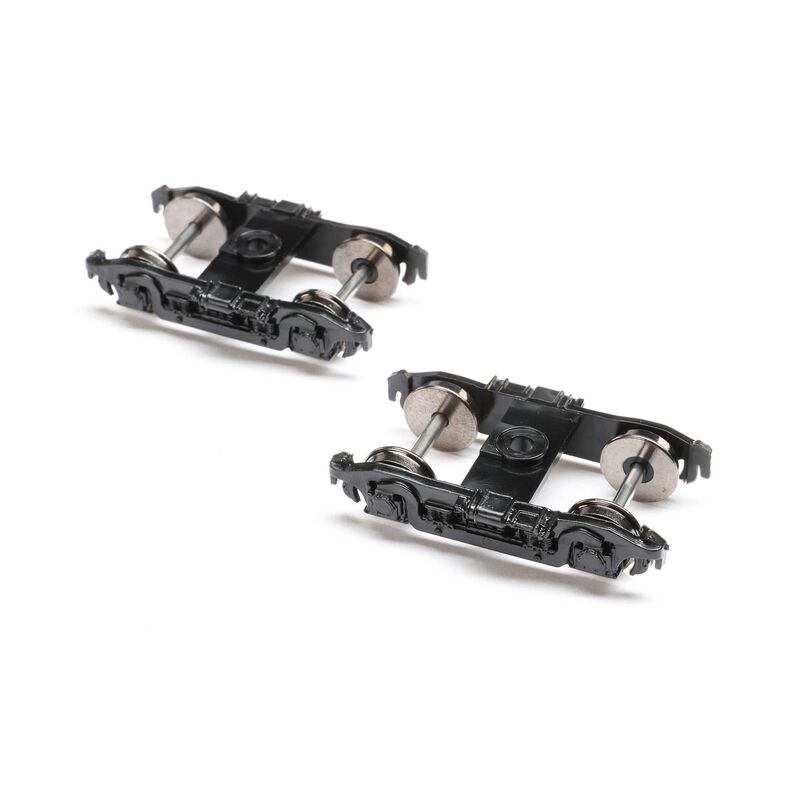 HO Truck, 4-Wheel Passenger/Black (2)