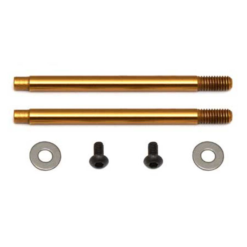 3x21mm Shock Shafts (V2) TiN, 1/10 Team Associated RC10B5M
